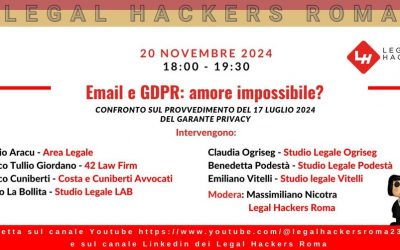 Email e GDPR: amore impossibile?