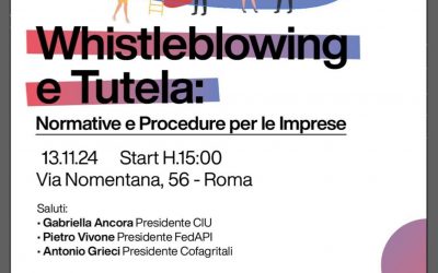 Whistleblowing e tutela: normative e procedure per le imprese